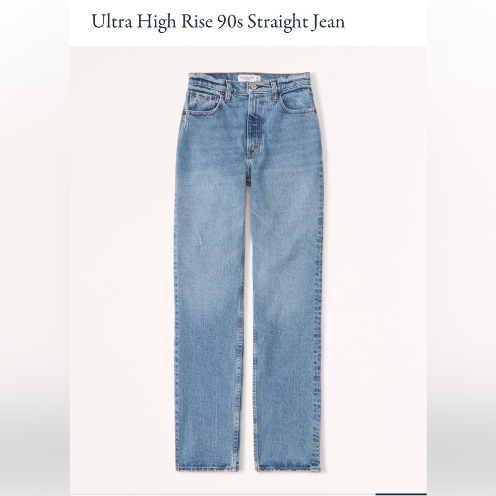 A&F Ultra High Rise 90’s Straight